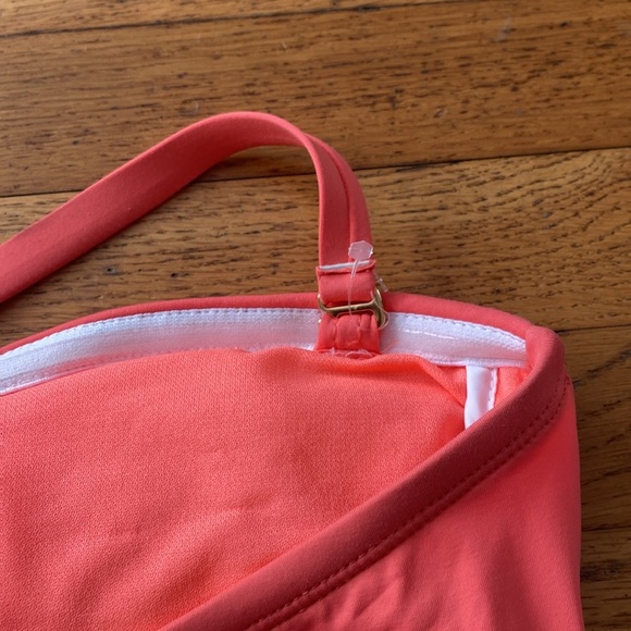 NWT Ralph Lauren Twisted One-Piece Suit in Coral Reef Size 12 - Picture 11 of 15